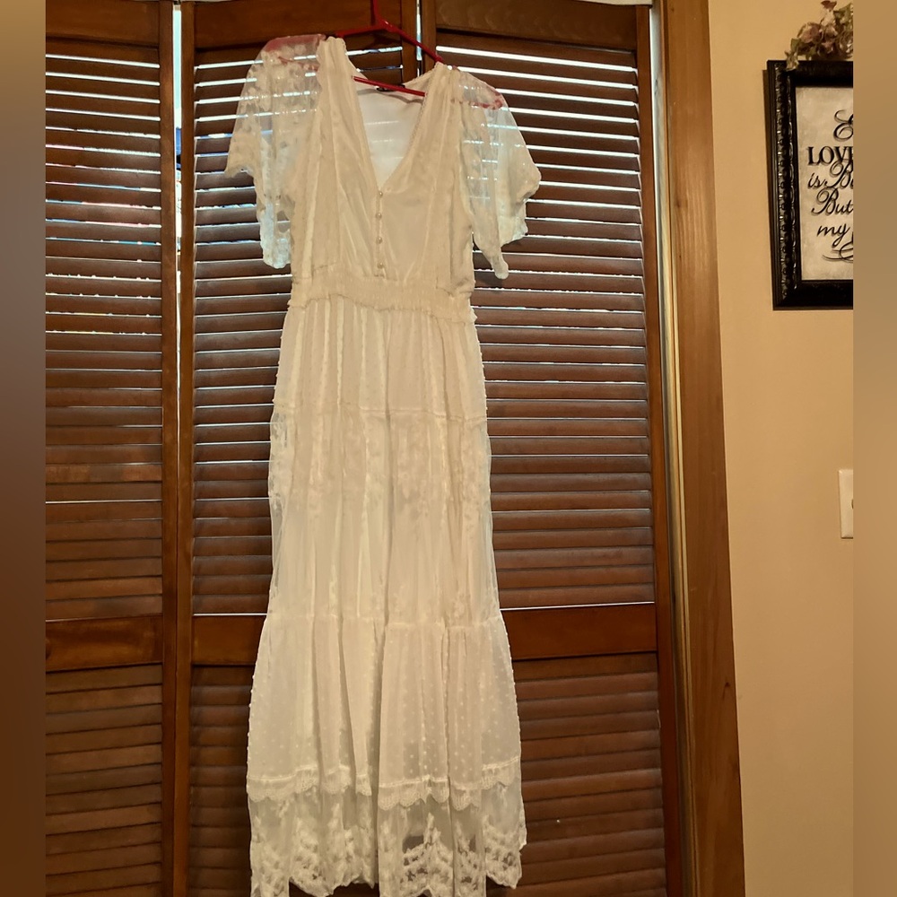 Bohemian lace dress NWT
